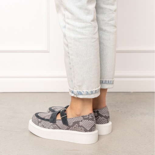Pantofi - Celine - Snake Grey - 6