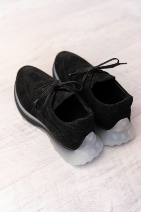 Sneakersi - Lally - Negru Velur - 2