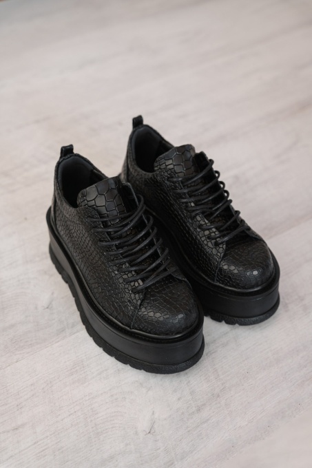 Sneakersi - Medellin - Croco Black - 3