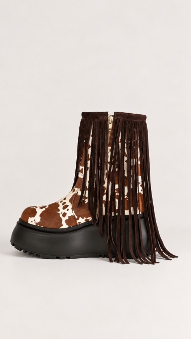 Ghete - Fringe Fury - Cow Print - 5