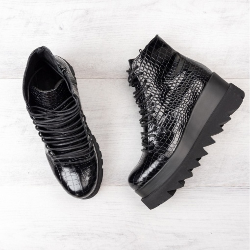 Ghete - Lyon - Croco Black - 4