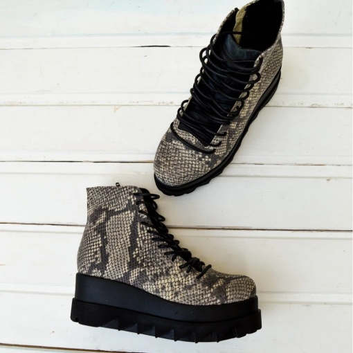 Ghete - Lyon - Snake Grey - 4