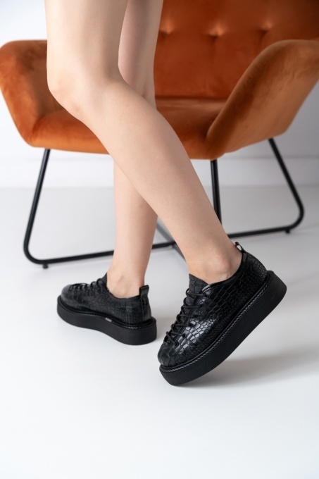 Pantofi - Play - Croco Black - 9