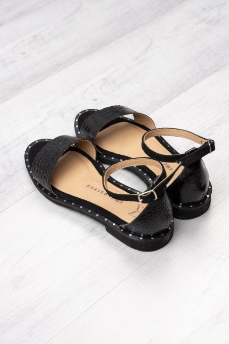 Sandale - Friday - Croco Black - 2