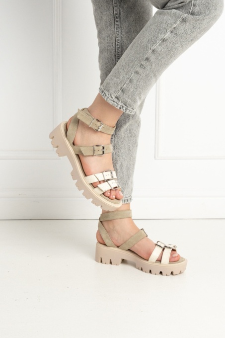 Sandale - Lugo - Croco Nude - LIMITED ED. - 2