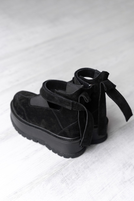 Sneakersi - Cali - Negru Velur - 2