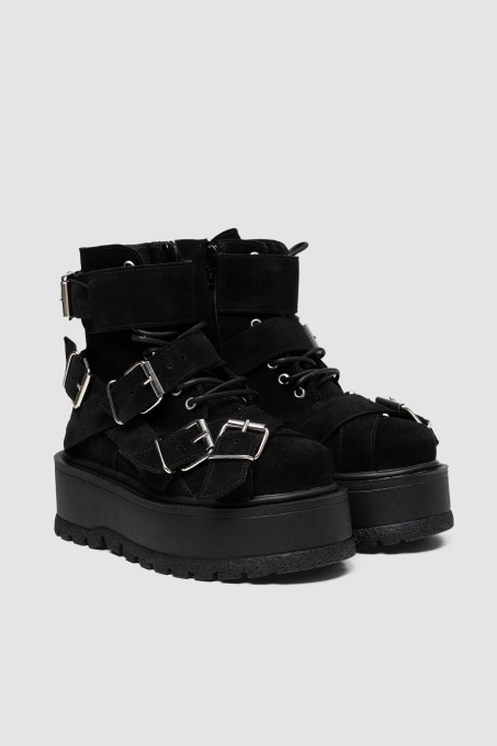 Bocanci - Heavy Duty - Negru Velur - 6