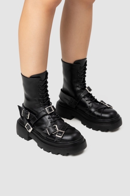 Ghete - Buckle Fury - Negru - 5