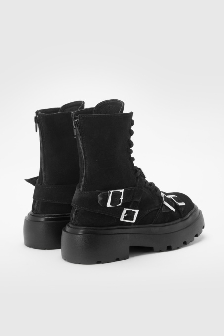 Ghete - Buckle Fury - Velur Black - 2