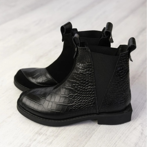 Ghete - Elegance - Croco Black - 5