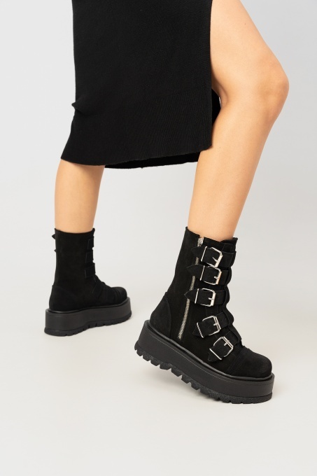 Ghete - Luna - Velur Black - 7