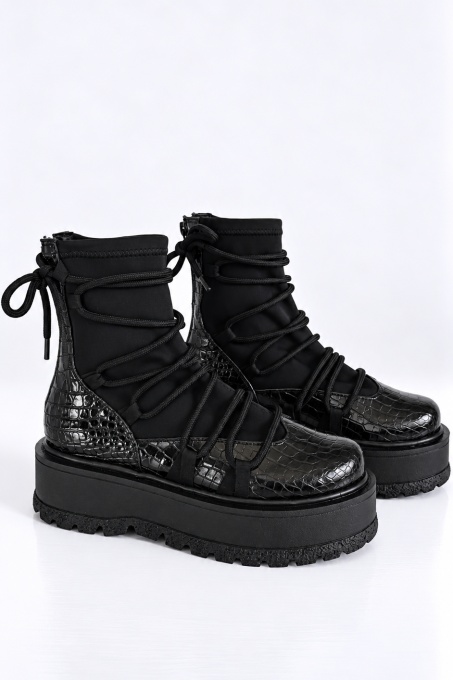Ghete - .Moon - Croco Black - 2