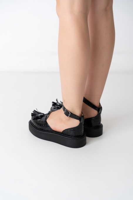 Pantofi - Augustino - Croco Black - 8
