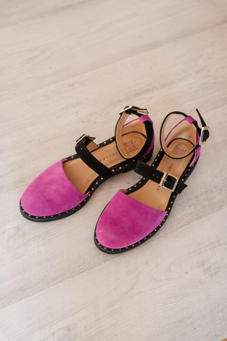 Pantofi - Double Belt - Purple - 2