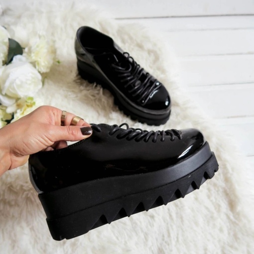 Pantofi - .Lyon - Liquid Black - 4