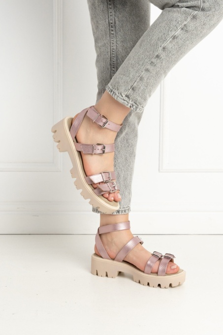 Sandale - Lugo - Metalic Pink - 2