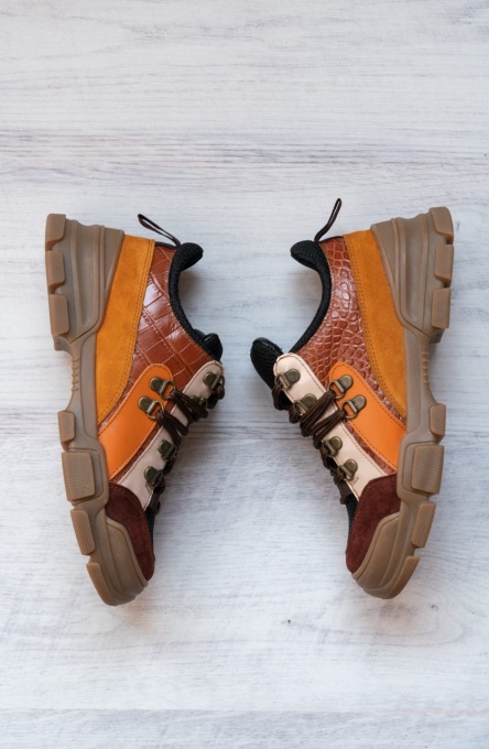 Sneakersi - Mondo - Brown Combo - 4