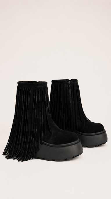 Ghete - Fringe Fury - Velur Black - 9