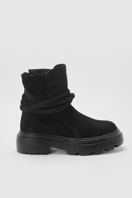 Ghete - Twist - Negru Velur