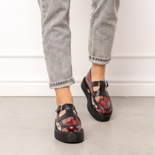 Pantofi - Celine - Red Snake - 5