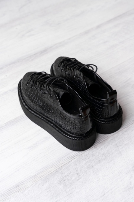 Pantofi - Play - Croco Black - 3