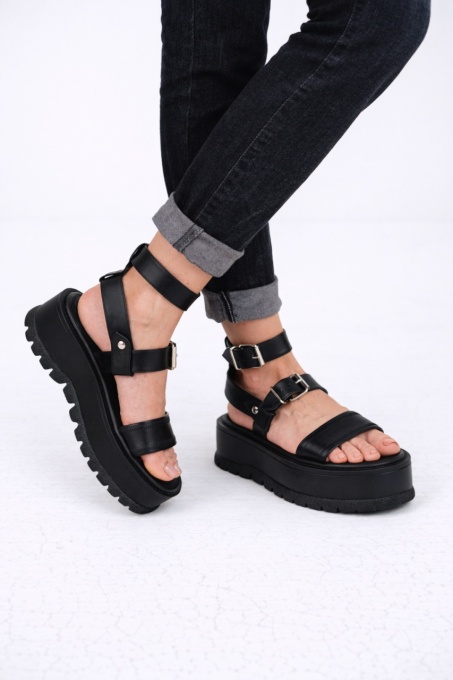 Sandale - . Glami - Negru - 2