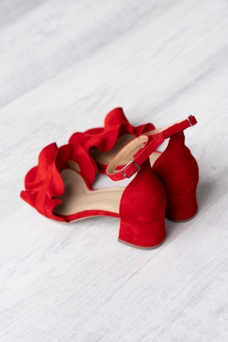 Sandale - Ruffles - Red - 5cm - 2