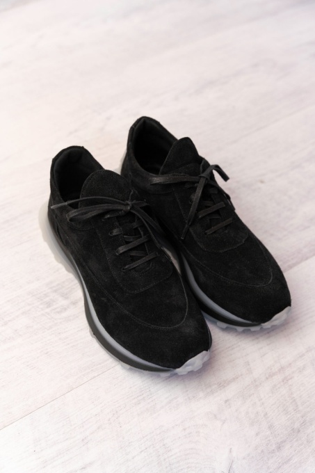 Sneakersi - Lally - Negru Velur - 3