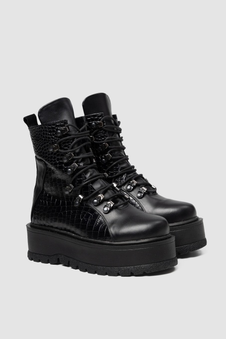 Ghete - Gio - Combo Croco Black - 2