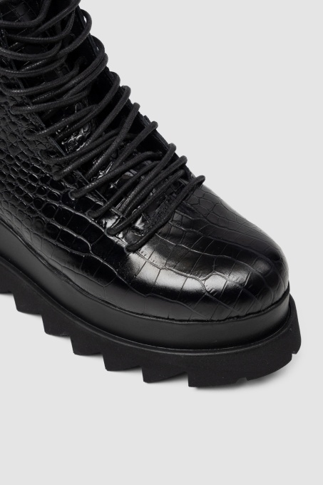 Ghete - Lyon - Croco Black - 8
