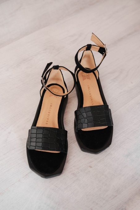 Sandale - Coquette - Croco Black - 6