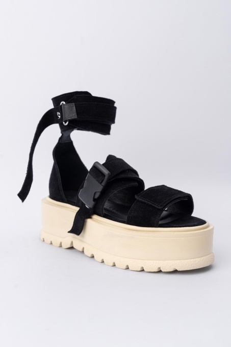 Sandale - Core - Negru Velur - 3