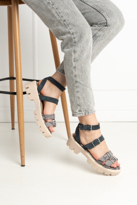 Sandale - Lugo - Snake Grey - 4