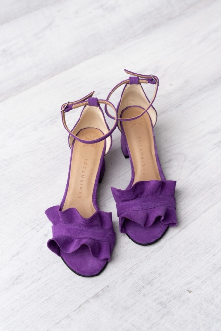 Sandale - Ruffles - Purple - 5cm - 3