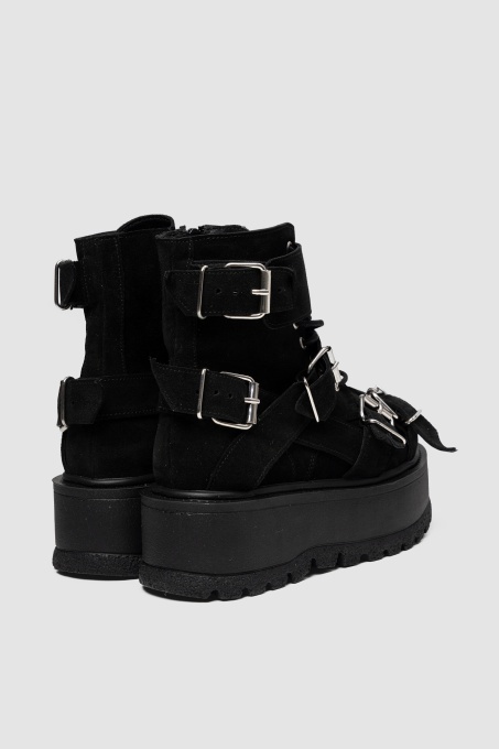 Bocanci - Heavy Duty - Negru Velur - 7