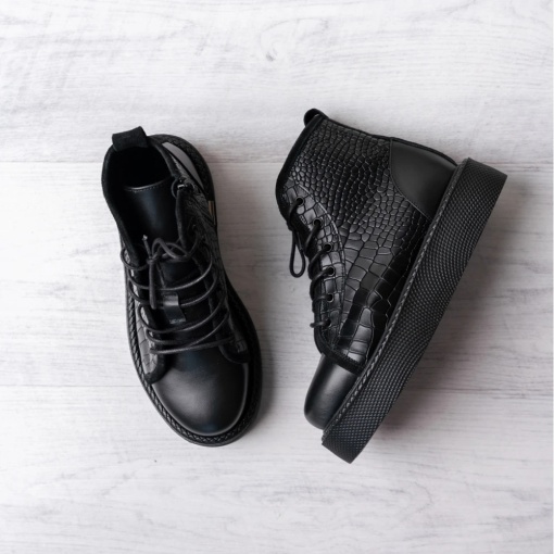 Ghete - Game - Croco Black - 5