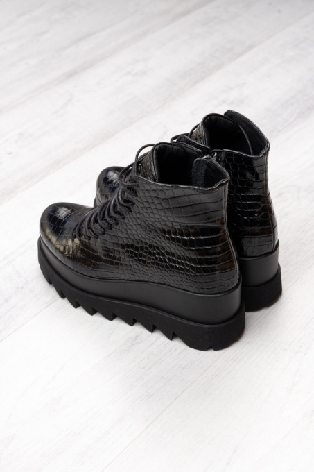 Ghete - Lyon - Croco Black - 2