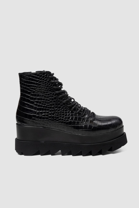 Ghete - Lyon - Croco Black