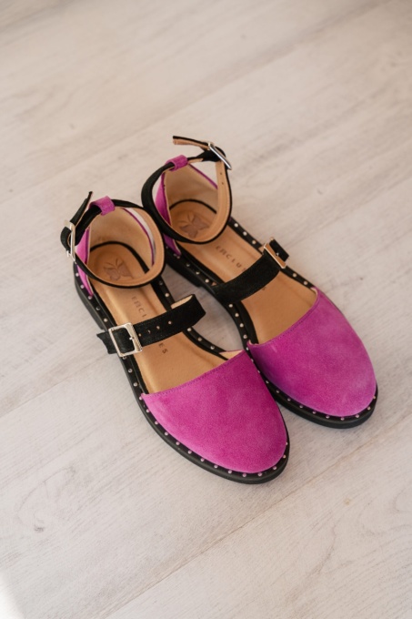 Pantofi - Double Belt - Purple - 3