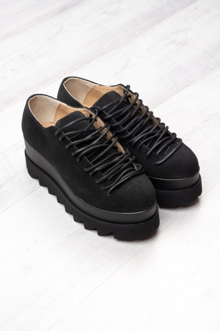Pantofi - .Lyon - Negru Velur