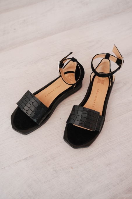 Sandale - Coquette - Croco Black - 3
