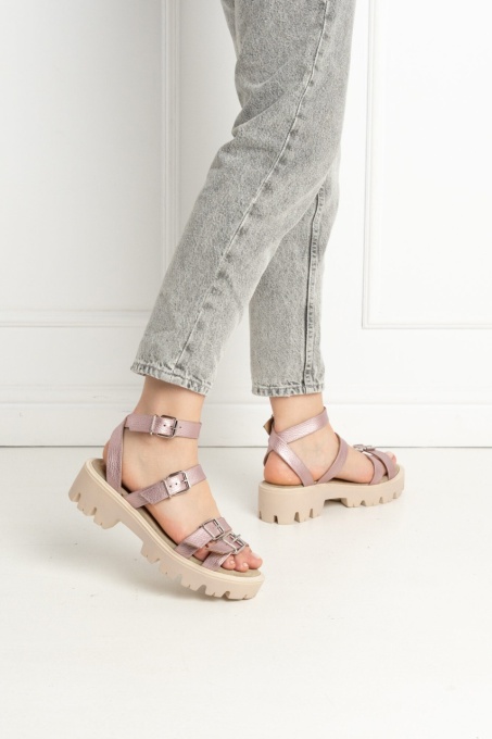 Sandale - Lugo - Metalic Pink - 3