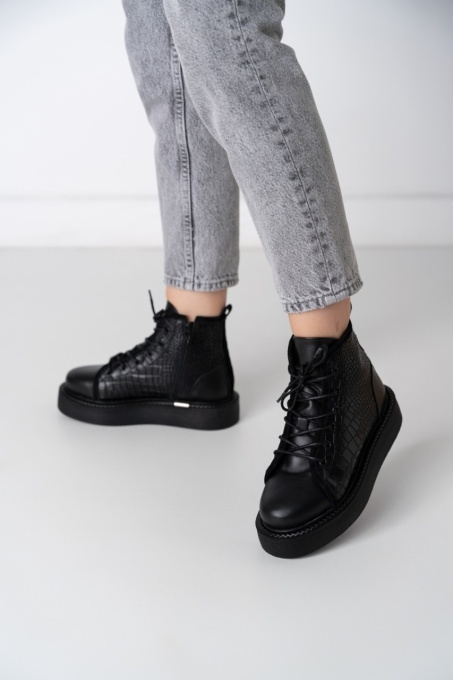Ghete - Game - Croco Black - 2