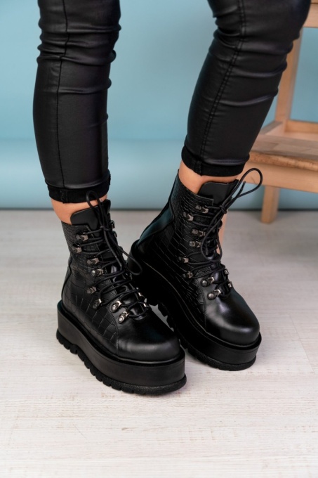 Ghete - Gio - Combo Croco Black - 2
