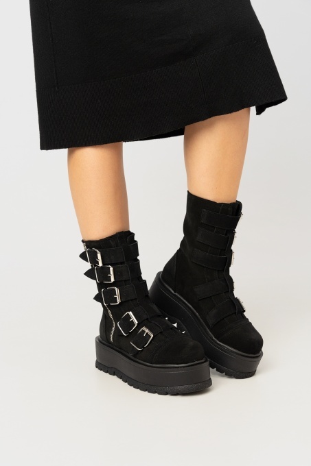 Ghete - Luna - Velur Black - 5