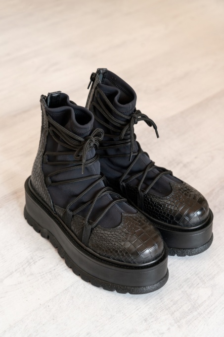 Ghete - .Moon - Croco Black - 2
