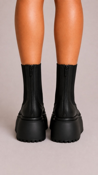 Ghete - Moto - Premium Black - 4