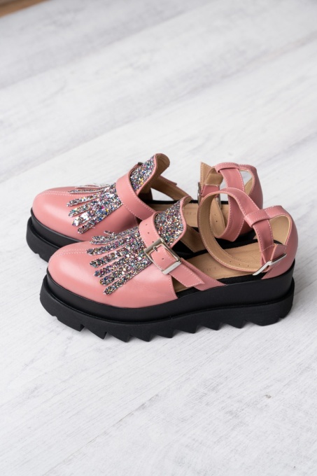 Pantofi - Amur - Sparkle Pink - 2