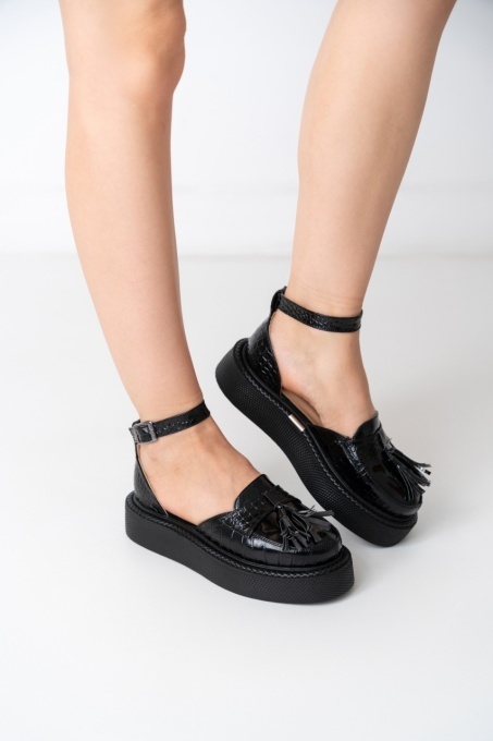 Pantofi - Augustino - Croco Black - 6