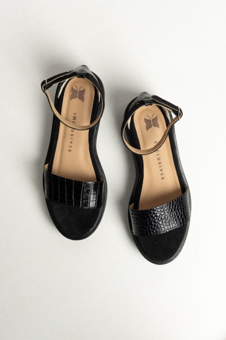Sandale - Friday - Croco Black 2.0 - 3
